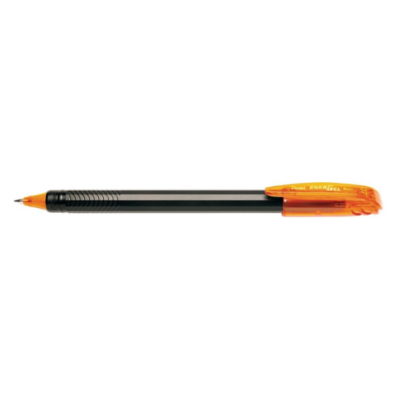 PENTEL długopis żelowy BL417 ENERGEL pomarańczowy