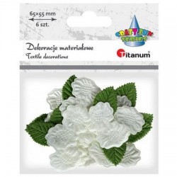 TITANUM ozd. materiał. a'6 kwiaty 65/55mm. BY132