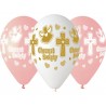 GEMAR balon a'5 13" z nadrukiem chrzest dziewczynk