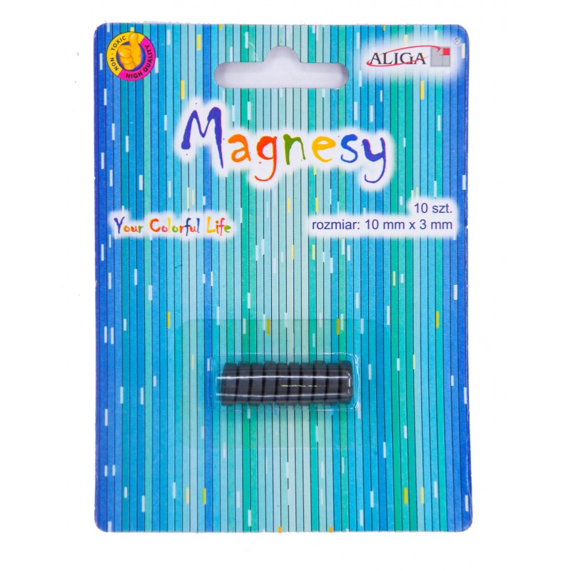 ALIGA magnesy 10/3mm. a'10 b/o