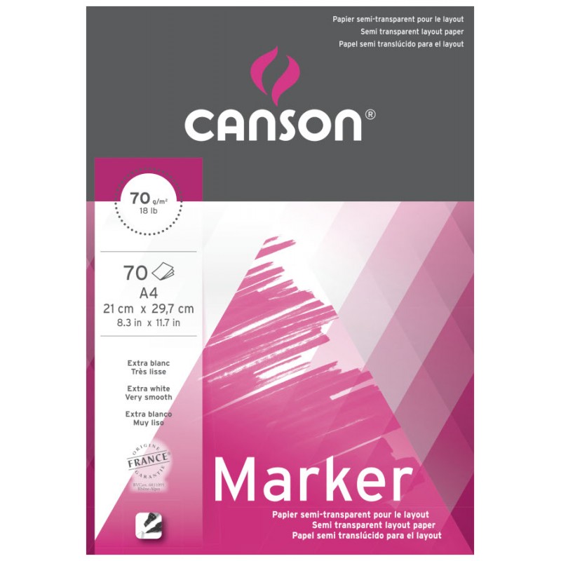 CANSON blok A4/70 70g. marker