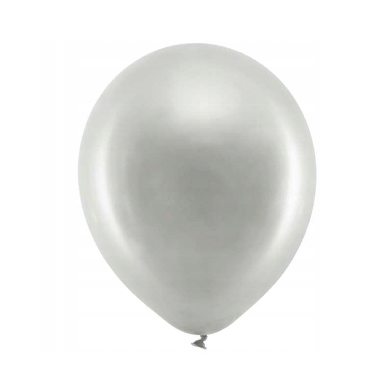 PD balon jednokol. 30cm. a'10 metal. srebrny