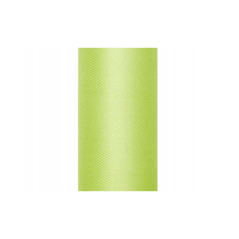 PD tiul gładki 15cm./9m. TIU15102 j. zielony