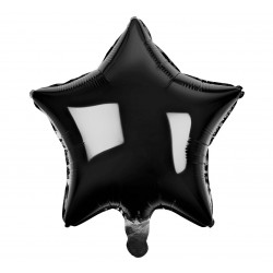 GODAN balon foliowy 18" gwiazda czarny