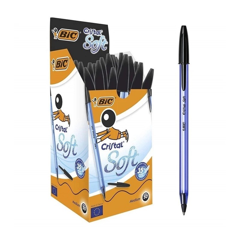 BIC długopis CRISTAL soft czarny