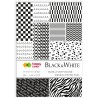 HAPPY COLOR blok A4/15 80g. z motywami Black&White