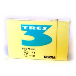 TRES notes samop. 51/76/100 żółty TIX GLOBAL
