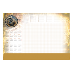 MP kalendarz podkład na biurko A2 z listwą