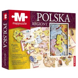 DEMART puzzle mappuzle POLSKA regiony