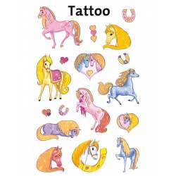 MG tatuaże dla dzieci KUCYKI