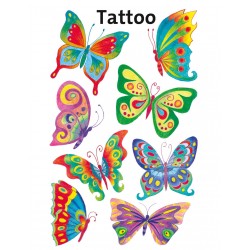 MG tatuaże dla dzieci MOTYLKI